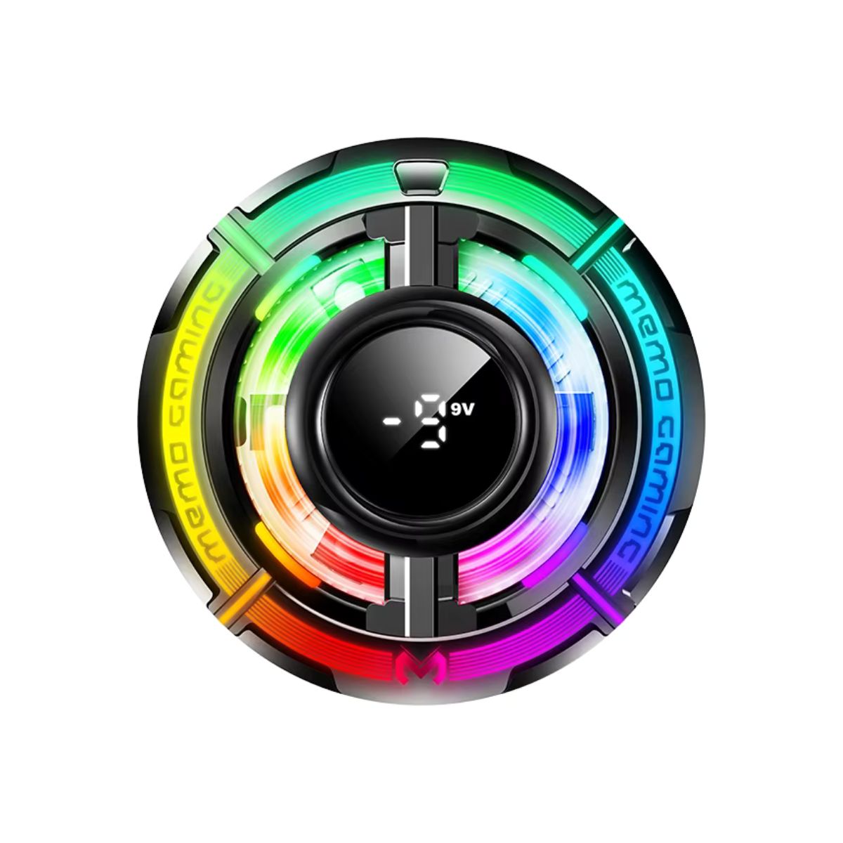 Memo CX15 Cooling Fan – RGB Mobile Gaming Radiator with Digital Temperature Display & Semiconductor Dual Cooling - Modern Wears