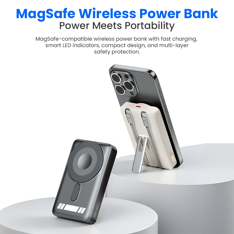Magnetix Crown+ 10000mAh Wireless Power Bank
